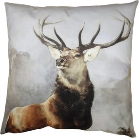 Zamatová obliečka na vankúš Jelen Deer - 45*45 cm