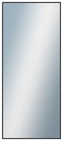 DANTIK - Zrkadlo v rámu, rozmer s rámom 60x140 cm z lišty Hliník čierna (7003021)