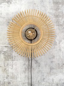 Nástenná lampa bromo s round prírodná MUZZA