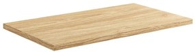 Závěsná skříňka Luxor Black Mona s deskou a umyvadlem 70 cm černá/dub olejovaný