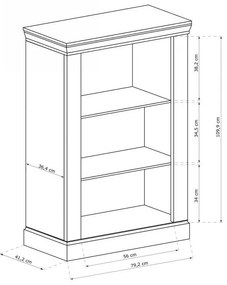 Komoda Atena 03 (craft zlatý). Vlastná spoľahlivá doprava až k Vám domov. 1055333