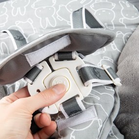 Taupe jedálenská stolička Miffy – Roba