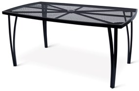 Záhradná kovová zostava Lana + 6x kovová stolička Lana steel