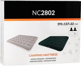 NC2802 ZELENÝ NAFUKOVACÍ MATRAC 191 × 137 × 22 cm NILS CAMP