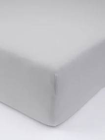 Jersey plachta s elastanom Deluxe 180 × 200 cm – svetlosivá