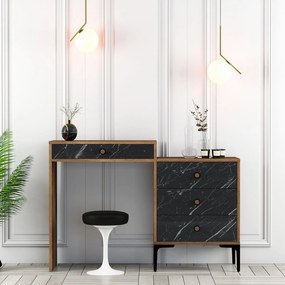 Fésülködő asztal Lizbon 555 - Walnut, Black