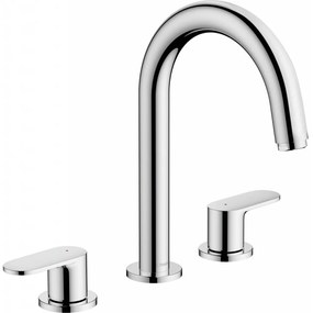 Hansgrohe Vernis Blend - Umývadlová 3-otvorová armatúra s odtokovou súpravou s tiahlom, chróm 71553000