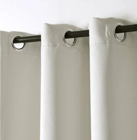 2x Bielo-krémový záves OXFORD 140x250 cm