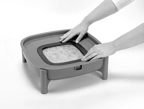 Sivý kompostér 30 l Urbalive – Plastia