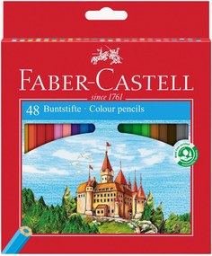 Farebné ceruzky Castle, 48 ks