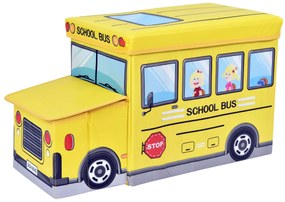JAKS SKLADACIA TABURETKA - BOX NA HRAČKY AUTOBUS