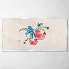 Obraz na skle Ovocný list