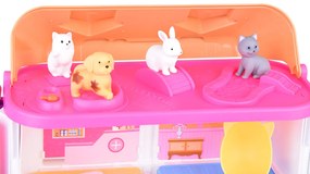 Skladací domček pre zvieratká s figúrkami Jokomisiada ZA5420