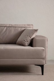 Třímístná rozkládací pohovka Astana 234 cm béžová