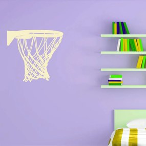 Veselá Stena Samolepka na stenu na stenu Basketbalový kôš Farba: černá