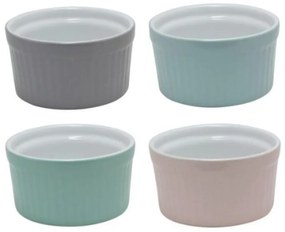 Miska porcelánová na creme brulle, 8,5 cm, 1ks, pastelové farby
