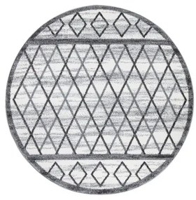 Koberec Young 954 sivý kruh