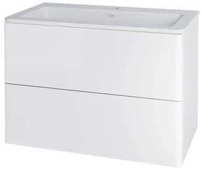 Mereo Mereo, Siena, kúpeľňová skrinka s umývadlom z liateho mramoru 81 cm, MER-CN411M