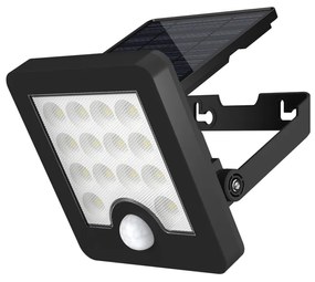 TOP LIGHT Svetlo nástenné Heleon PIR S, Čierna