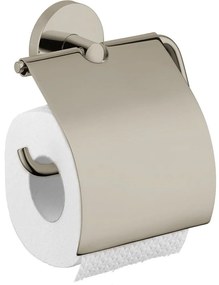 HANSGROHE Logis držiak toaletného papiera s krytom, kartáčovaný nikel, 40523820