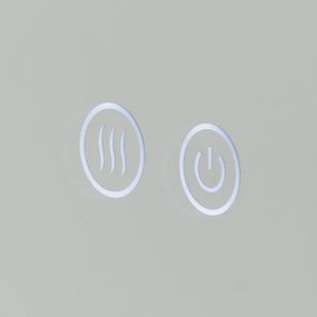 Orion 13-398/45 - LED Zrkadlo s podsvietením FOCUS LED/18W/230V pr. 45 cm IP44