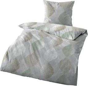 Biber obliečky Jesenné lístie, šedé%