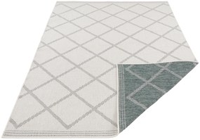 NORTHRUGS - Hanse Home koberce Kusový koberec Twin Supreme 103758 Green / Cream – na von aj na doma - 80x350 cm