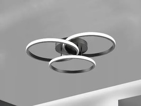 Stmievateľné stropné LED svietidlo LED/70W/230V 3000-6500K čierne + diaľkové ovládanie