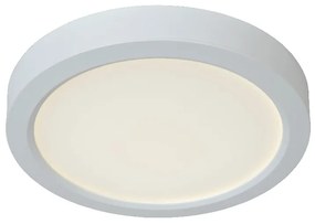Lucide 07105/18/31 TENDO-LED - Prisadené stropné svietidlo - priemer 22 cm - LED - 1x18W 3000K - Biele
