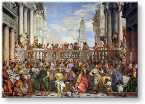 Obraz na plátne Paolo Veronese - Svadba v Káne Galilejskej | rôzne rozmery