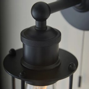 Endon 99948 - Kúpeľňové nástenné svietidlo CREW 1xE27/6W/230V IP44 čierna