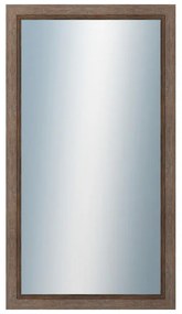 DANTIK - Zrkadlo v rámu, rozmer s rámom 50x90 cm z lišty CARRARA hnedá (2894)