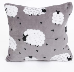 Obliečka na vankúšik mikroplyš Exclusive 40 × 40 cm - Ovečky
