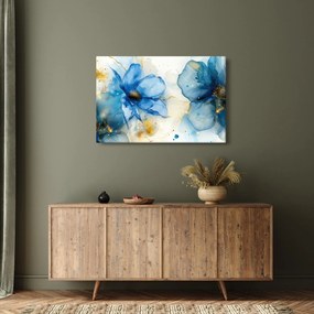 Obraz - Kvetinová, atramentová maľba (90x60 cm)