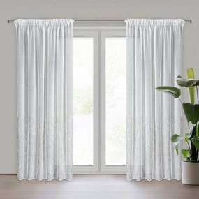 ZÁCLONA NA PÁSKE MELIA 140X270 CM BIELA