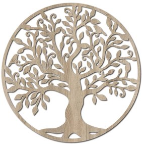Obraz strom života do obývačky I Drevená nástenná dekorácia I SENTOP FB-HDF0206