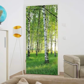 Fototapeta na dvere BIRCH GROVE 86x200 cm