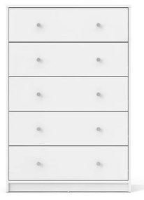 Biela komoda 72x108x30 cm May – Tvilum