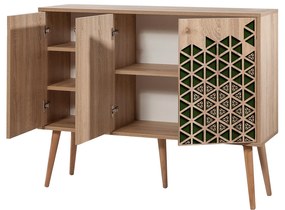 Skrinka Meghan 121 (dub sonoma). Akcia -18%. Vlastná spoľahlivá doprava až k Vám domov. 1088717
