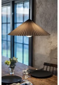 Markslöjd 108709 - Luster na lanku PLISADO 1xE27/40W/230V pr. 50 cm šedá
