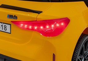 Ramiz Detské elektrické auto BMW M4 Žlté