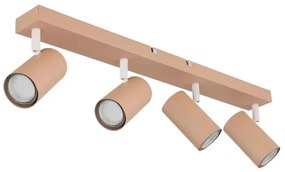 Globo 57911-4P - Bodové svietidlo ROBBY 4xGU10/35W/230V oranžová