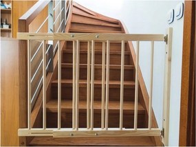 ATMOWOOD Drevená zábrana 72-122 x 68 cm