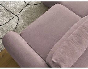 Svetloružová rohová pohovka Aden – Bobochic Paris