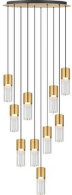 Zuma Line 003064-034738 - LED závesný luster na lanku IGGLY LED/50W/230V zlatý