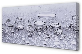 Obraz canvas Vodné kvapky makro 120x60 cm