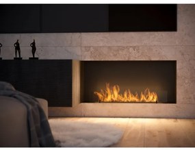 InFire - Vstavaný BIO krb 100x45 cm 3kW čierna