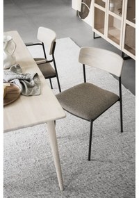 Jedálenská stolička v béžovo-prírodnej farbe v súprave 2 ks Maymont – Rowico