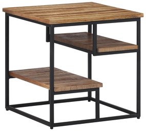 Príručný stolík 50x50x50 cm recyklovaný tíkový masív 358519