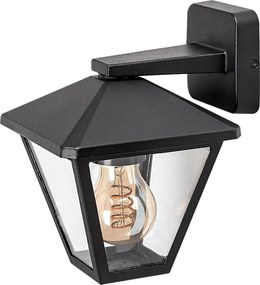 Rabalux Vonkajšie nástenné svietidlo PARAVENTO max. 1x40W | E27 | IP44 - čierna